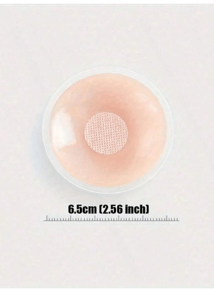 Shein 6 Pairs Reusable Round Silicone Nipple Covers - Invisible, Comfortable with Storage Box - Image 4