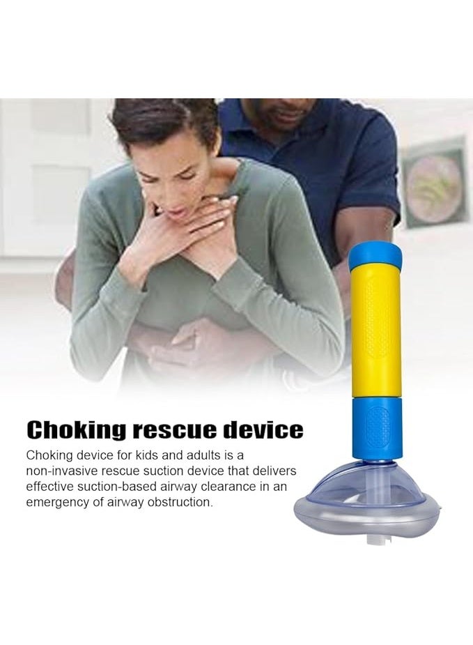 general Children's and Adult Suffocation Rescue Devices with 1 Large and 1 Small Mask Breathing Trainer Portable Emergency Suffocation Device Artificial Heart-Lung Device - Image 5