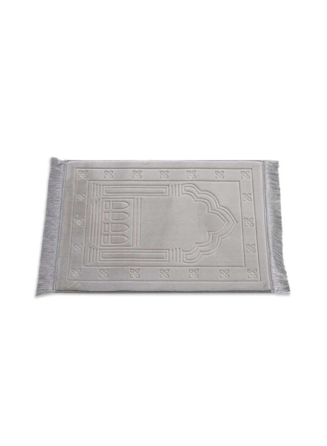 Pan Home سجادة صلاة توغو 80x120 سم - رمادي فاتح - Image 2