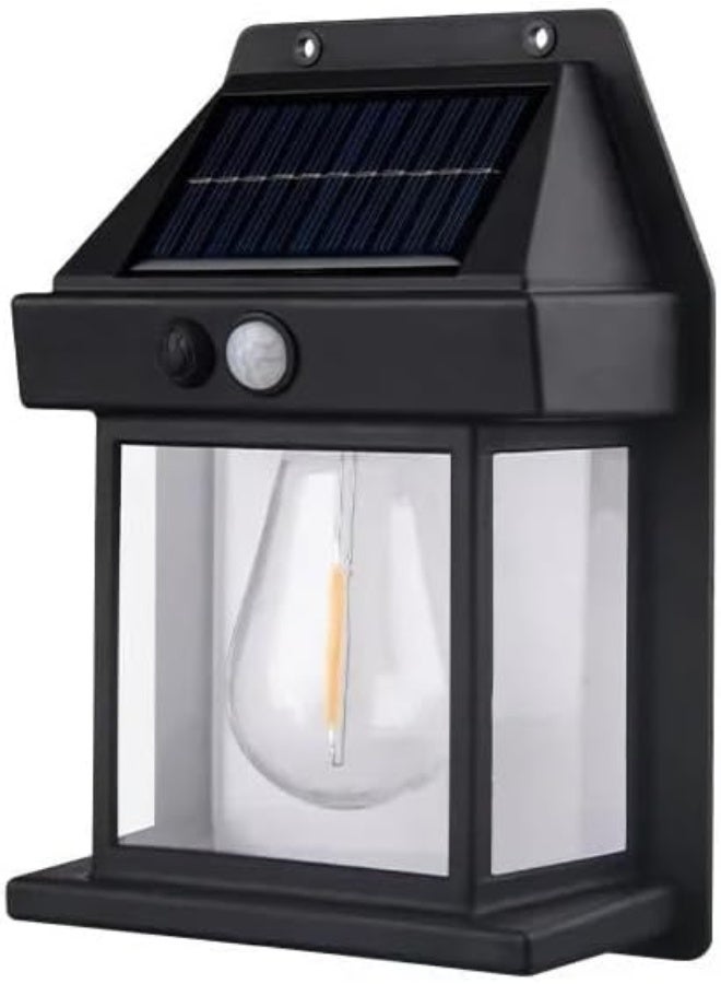 SAFENHAND Solar Interaction Wall Lamp Outdoor Light Wireless Dusk to Dawn Motion Sensor with 3 Modes LED Wall Sconce Waterproof Solar Light Wall Mount Light Outdoor & Indoor Lantern 18W (3)