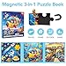 Jeacirio Space Ocean Train Magnetic Puzzles for Toddlers Ages 35 202530 Pieces Travel Jigsaw Puzzles Preschool Learning Toys - Image 4