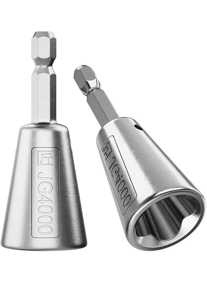 PROMASS 2PCS Wire Twister Tool for Drill, Drill Wire Twister, Wire Twister Wire Connector Wire Twisting Tool, Wire Nut Twister for Electrical Power Drill - Image 1