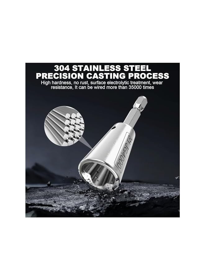 PROMASS 2PCS Wire Twister Tool for Drill, Drill Wire Twister, Wire Twister Wire Connector Wire Twisting Tool, Wire Nut Twister for Electrical Power Drill - Image 5