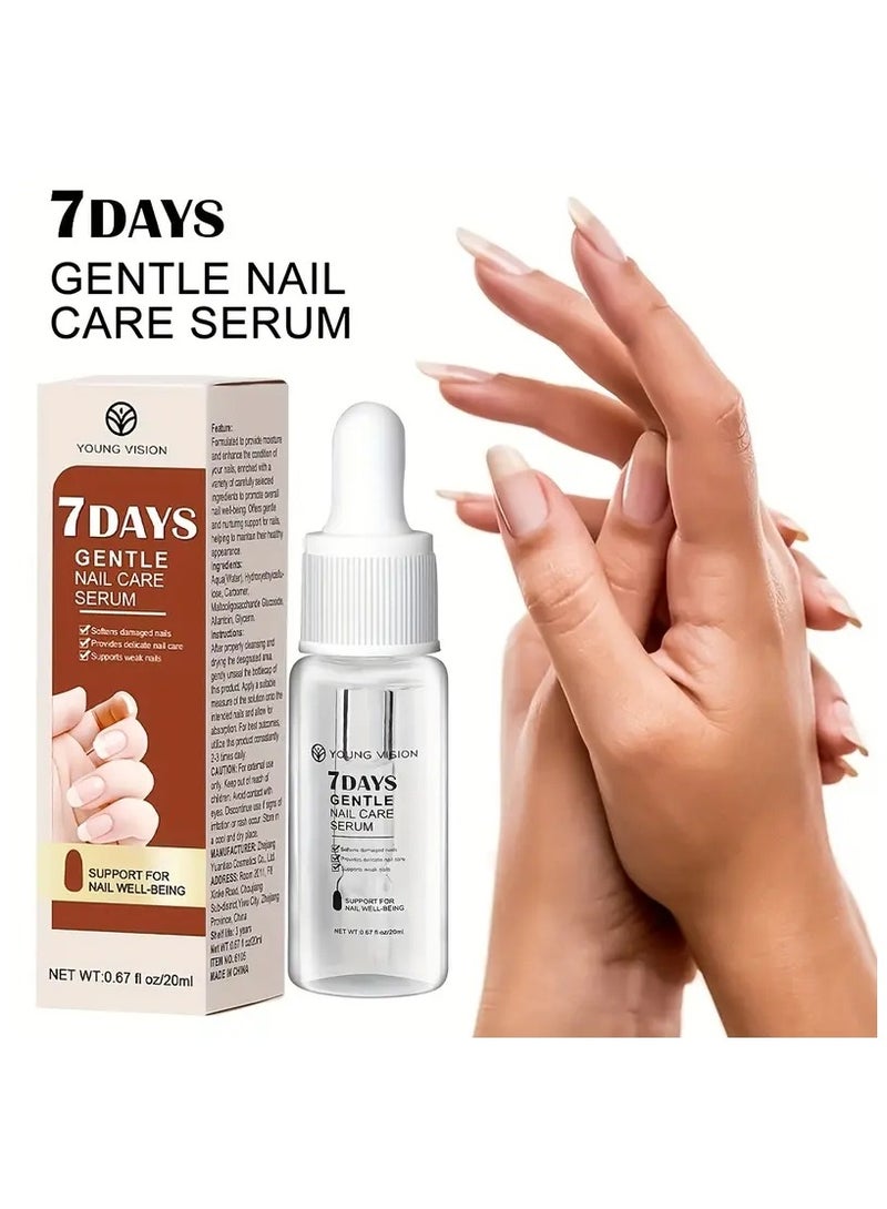 YOUNG VISION 7 Days Nail Strengthening Serum  Nail Cuticle Oil Strengthener Promote Strong Nail From Fragile Broken Stronger Nails In 1 Week Nail Thickening - Image 1