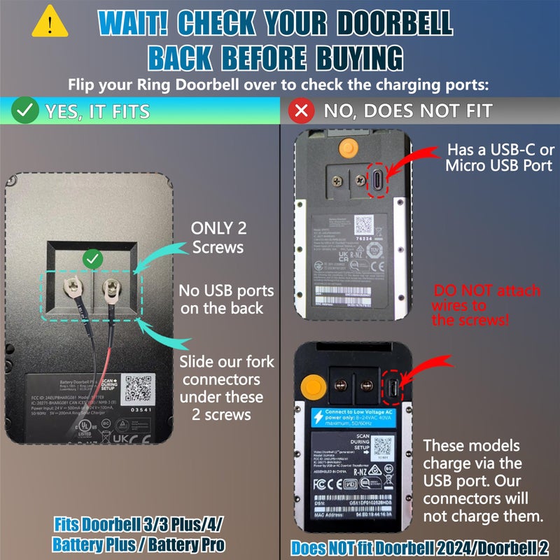 BECOMFY Solar Charger for Ring Doorbell with Built-in Energy Storage â€“ Solar Panel Compatible with Ring Battery Doorbell Plus/Pro and Video Doorbell 3/3 Plus/4, Weatherproof Continuous Charging - Image 3