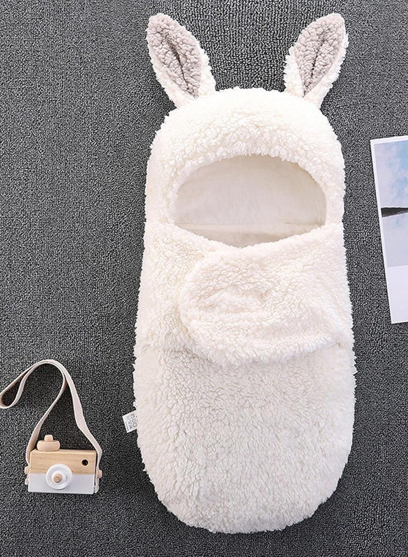 general Baby Swaddle Sleeping Bag with Bunny Ears Full Cover Swaddle Blanket for Newborns | Lightweight Receiving Blanket for 0-6 Months Baby Girl Boy Shower Gift - Image 3