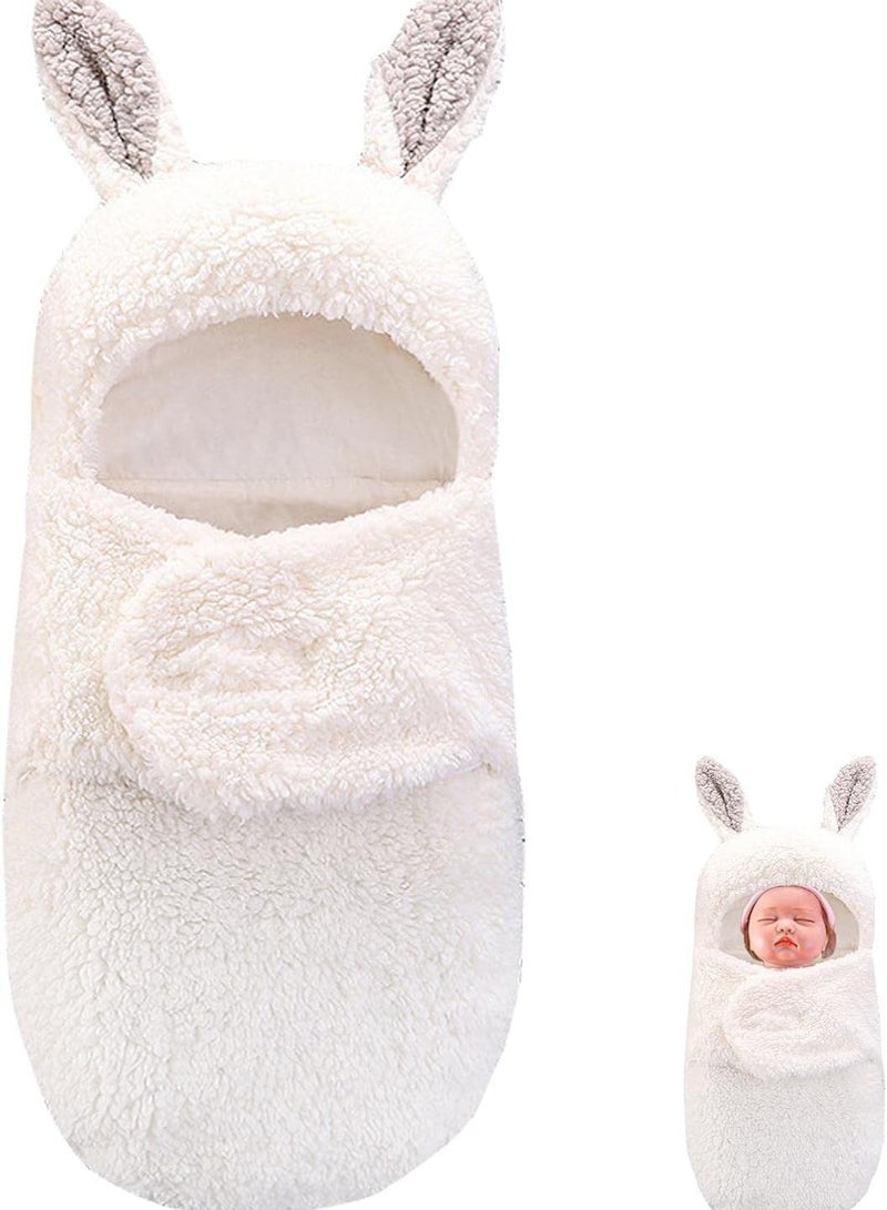 general Baby Swaddle Sleeping Bag with Bunny Ears Full Cover Swaddle Blanket for Newborns | Lightweight Receiving Blanket for 0-6 Months Baby Girl Boy Shower Gift - Image 5