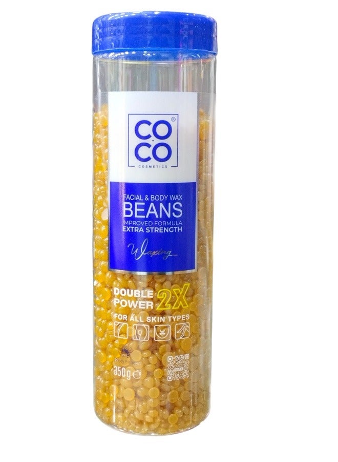 Facial & Body Wax Beans YELLOW 350gm