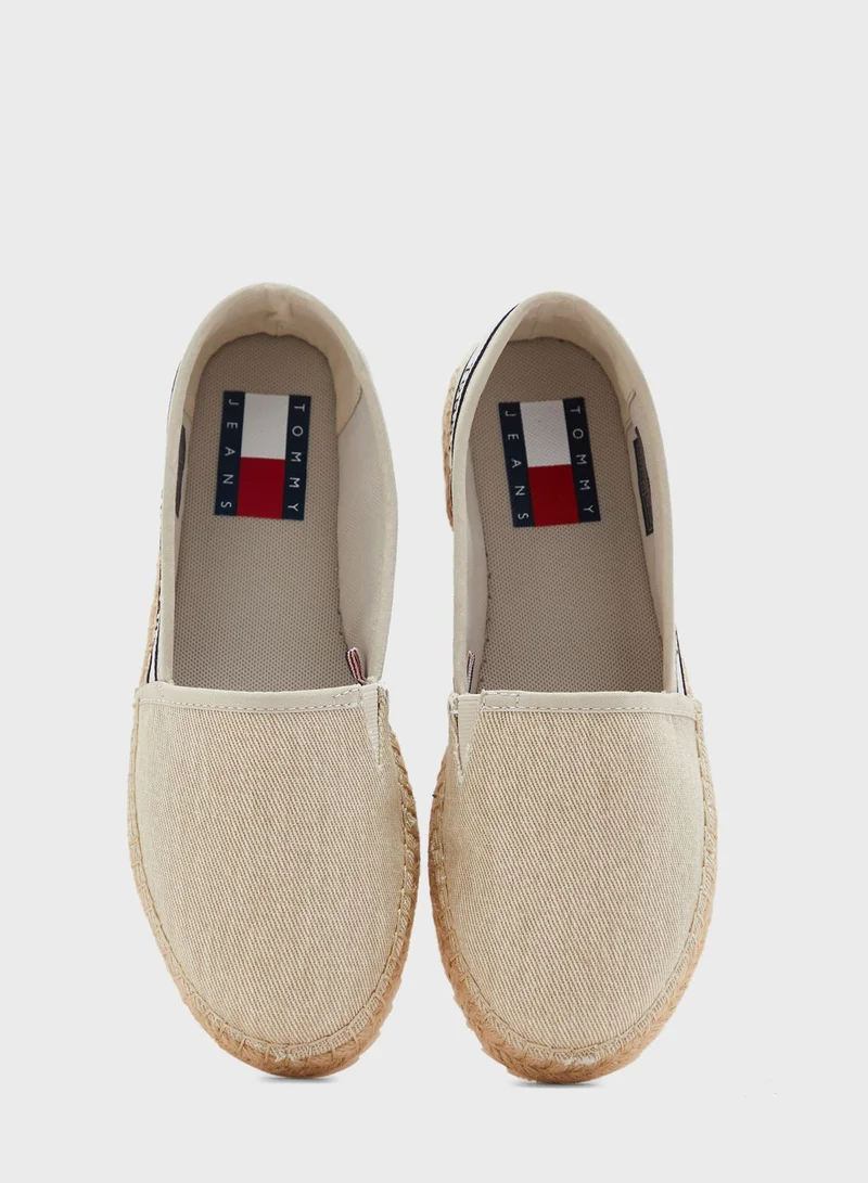 TOMMY JEANS Flatform Webbing Espadrilles
