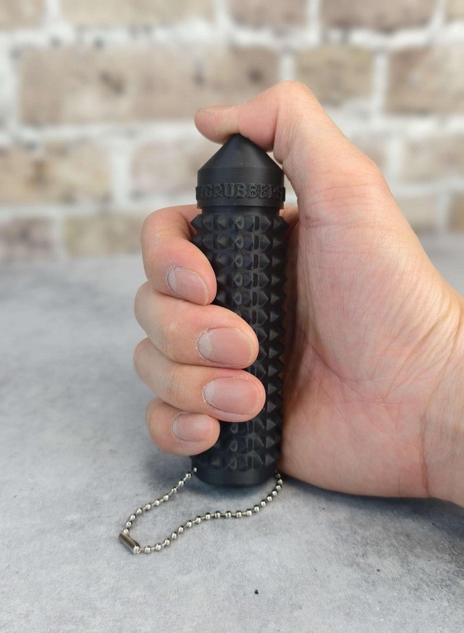 Munnygrubbers - Pokeypal (TM) with Fidget Clicker - Little Ouchies Spikey Fidget Toy - Pocket Fidget Toy - Pain Stim Keychain - Anxiety & Stress Relief - Sensory Toy - Novelty Gift - (Black) - Image 3