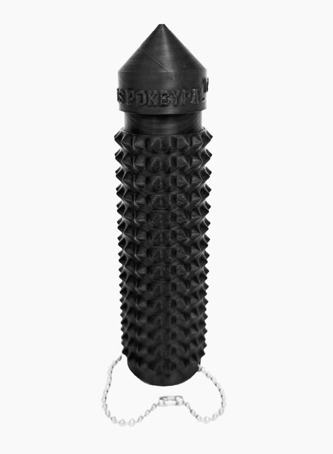 Munnygrubbers - Pokeypal (TM) with Fidget Clicker - Little Ouchies Spikey Fidget Toy - Pocket Fidget Toy - Pain Stim Keychain - Anxiety & Stress Relief - Sensory Toy - Novelty Gift - (Black) - Image 1