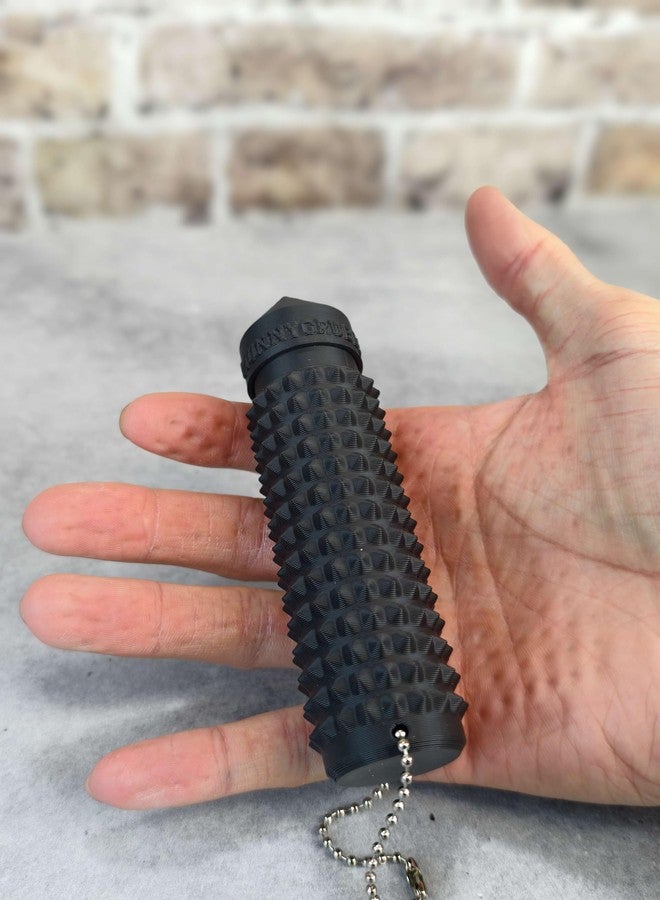 Munnygrubbers - Pokeypal (TM) with Fidget Clicker - Little Ouchies Spikey Fidget Toy - Pocket Fidget Toy - Pain Stim Keychain - Anxiety & Stress Relief - Sensory Toy - Novelty Gift - (Black) - Image 4