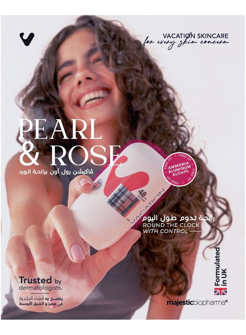 Vacation Pearl & Rose Whitening Deodorant 50 Ml