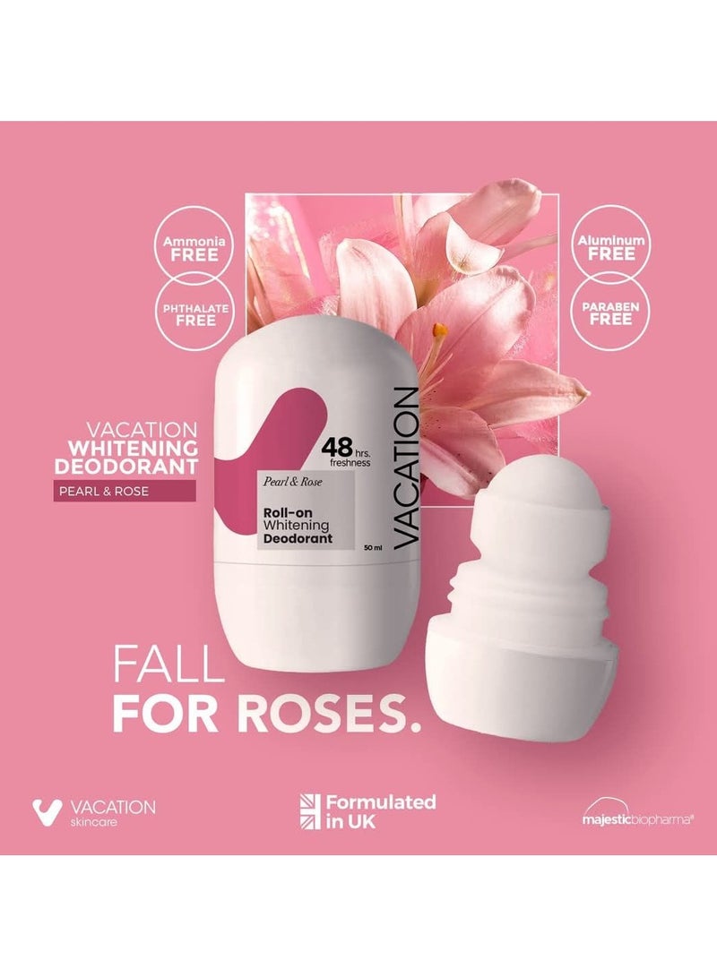 Vacation Pearl & Rose Whitening Deodorant 50 Ml