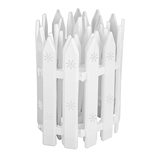 URATOT 15 Pieces White Plastic Picket Fence: 12 Inches, Stylish Decor for Pets, Kids & Parties - Image 5