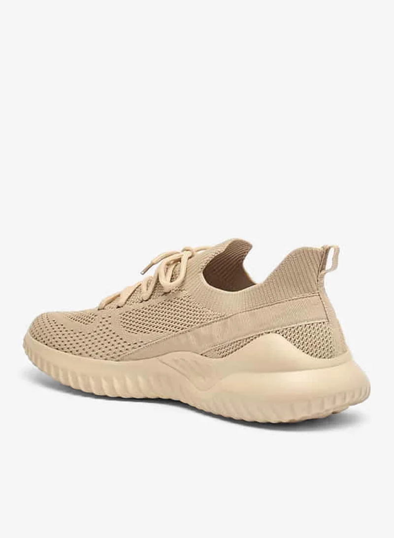 شو اكسبرس حذاء رياضي رجالي سليب أون بطبعة شعار مع ألسنة سحب