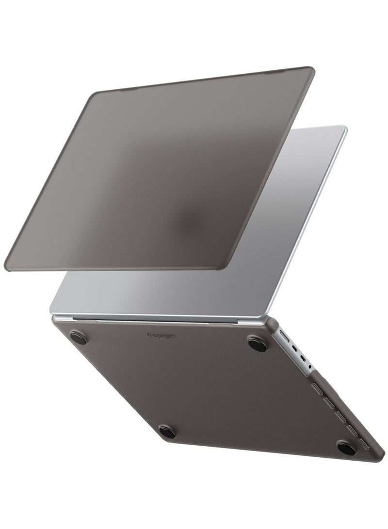 Spigen Air Skin for MacBook Pro 16 inch Case M5/M4/M3/M2/M1 Pro Max 2026/2025-2021 Ultra Slim Thin Cover Translucent Matte Protective Shell - Frost Black - Image 1