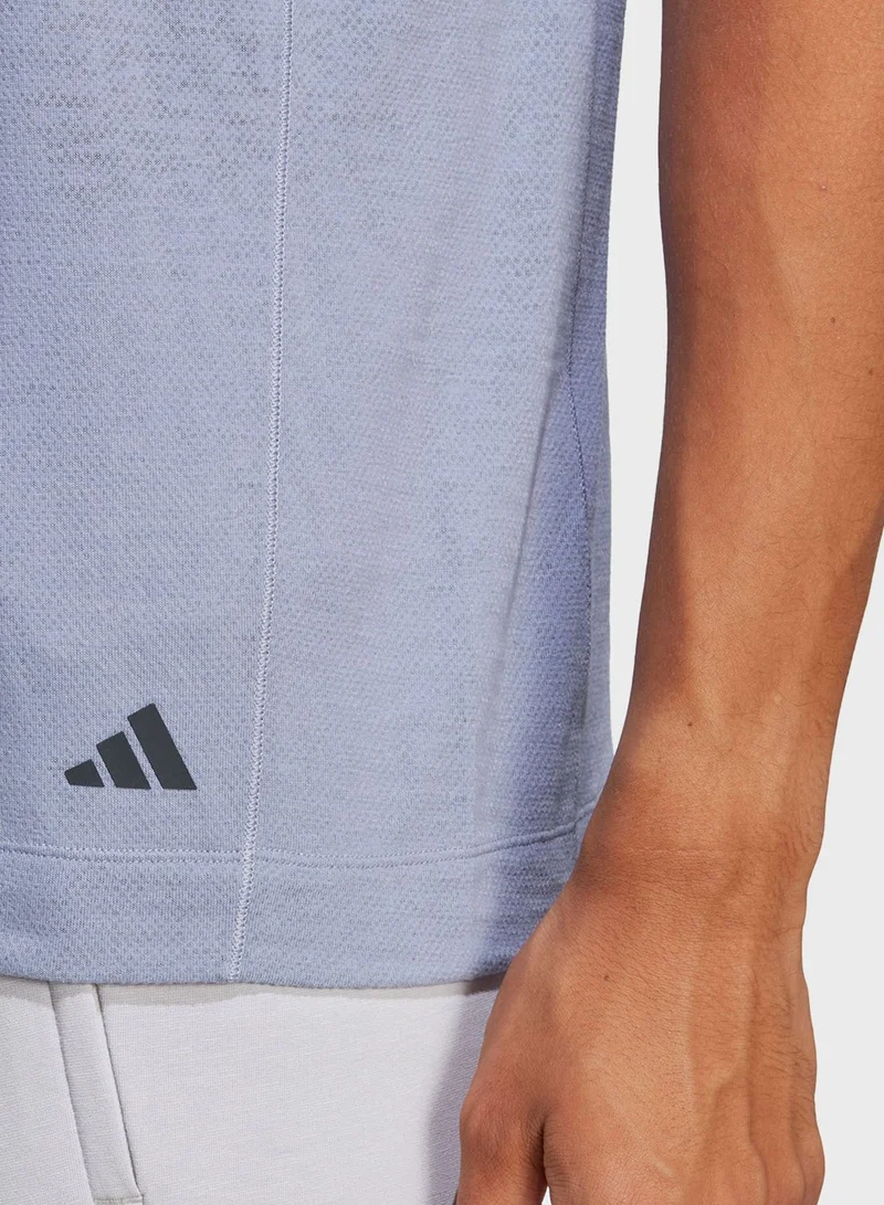 adidas تيشيرت تدريب يوغا