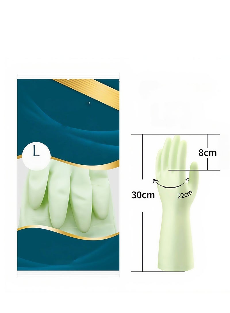 Silicone gloves for washing dishes, washing vegetables, kitchen cleaning tools, unisex thick wear-resistant gloves, kitchen cleaning gloves - Image 5