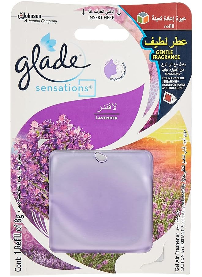 Glade عبوة إعادة تعبئة زجاجية برائحة اللافندر 8 جم  - Image 1