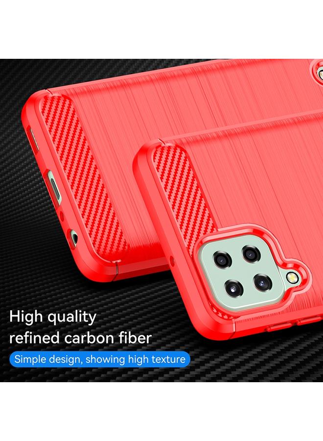 اس-توب جراب لهاتف Samsung Galaxy A22 مصنوع من ألياف الكربون المصقولة TPU - Image 4