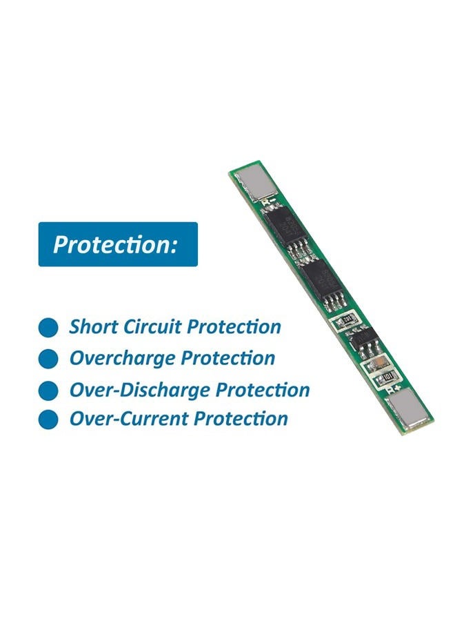 AEDIKO 20pcs 1S 3.7V 4A 18650 Charger PCB BMS Protection Board for Li-ion Lithium Battery Cell - Image 2