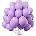 PartyWoo Lavender Balloons 50 pcs 12 Inch Light Purple Pastel Purple Lilac Latex Helium Balloons for Graduation Baby Shower Gender Reveal Birthday Engagement Wedding Party Decorations PurpleQ10 - Image 2