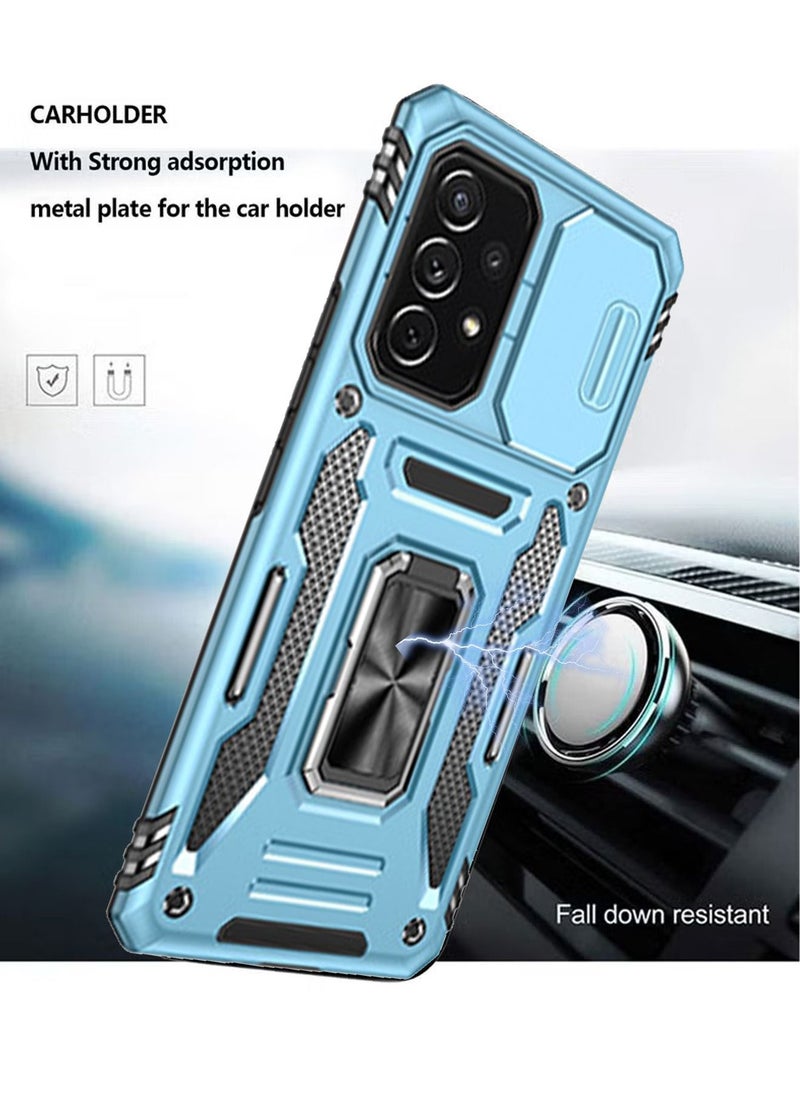 Galaxy A73 5G Case Cover With Stand Kickstand Ring And Camera Cover Protector With Military Grade Shockproof Protective Cover For Samsung Galaxy A73 - pzsku/ZA836B313F94FB8C4C7F6Z/45/_/1721118885/f7e2baeb-f005-49e0-938e-12ea8e47e575