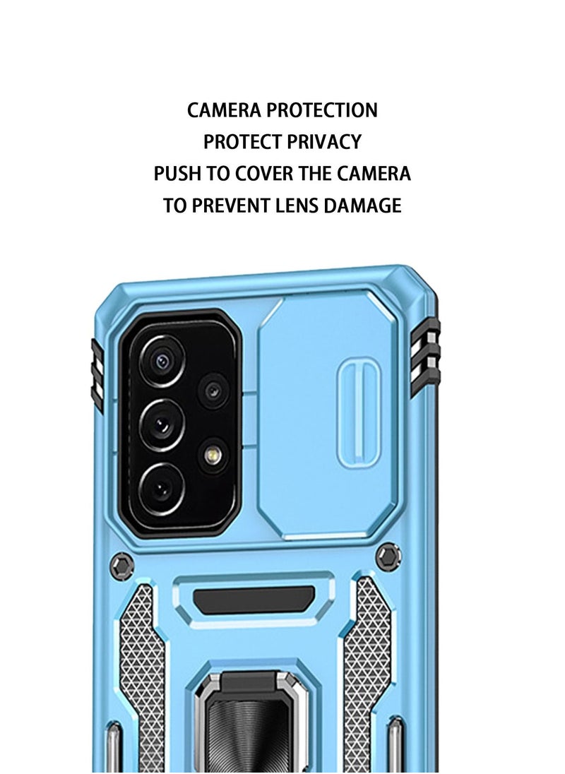 Galaxy A73 5G Case Cover With Stand Kickstand Ring And Camera Cover Protector With Military Grade Shockproof Protective Cover For Samsung Galaxy A73 - pzsku/ZA836B313F94FB8C4C7F6Z/45/_/1721118887/1742406d-d44a-4d6a-9e8b-406bf471c26c