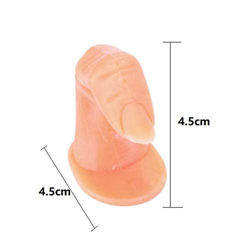 DNHCLL 6PCS Practice Fake Finger Practice Model For Hand Nail Art Training Display DIY Decoration Tool - Image 3