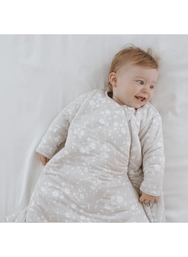 GUNAMUNA Unisex Long Sleeve Sleep Sack, Wearable Sleep Bag for Toddlers and Babies, Soft Rayon, 1.0 TOG, Magnolia, 24-36 Months - Image 4