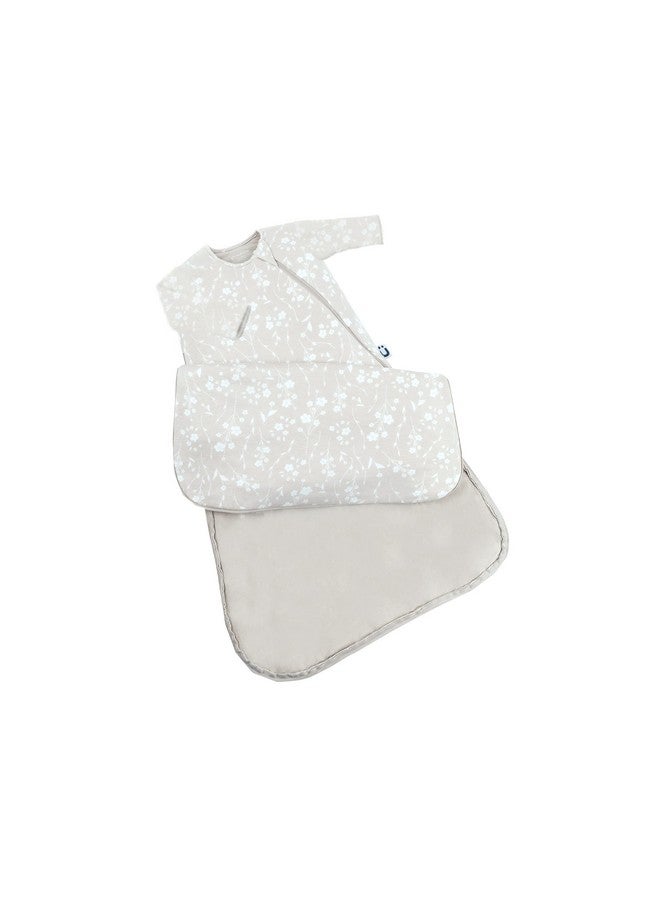 GUNAMUNA Unisex Long Sleeve Sleep Sack, Wearable Sleep Bag for Toddlers and Babies, Soft Rayon, 1.0 TOG, Magnolia, 24-36 Months - Image 1