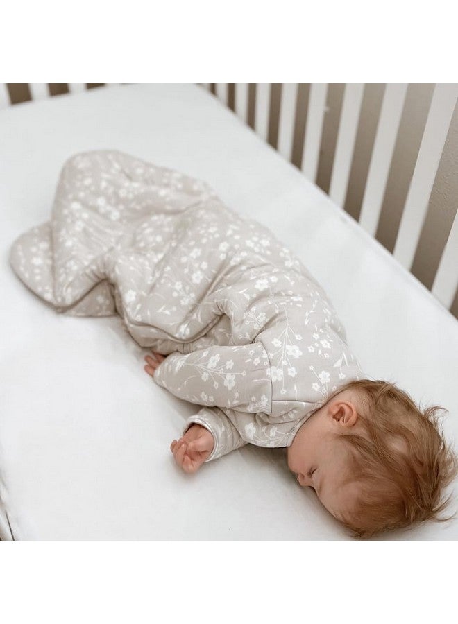 GUNAMUNA Unisex Long Sleeve Sleep Sack, Wearable Sleep Bag for Toddlers and Babies, Soft Rayon, 1.0 TOG, Magnolia, 24-36 Months - Image 5