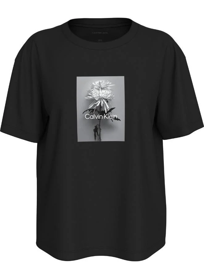 Calvin Klein Jeans Graphic Crew Neck T-Shirt