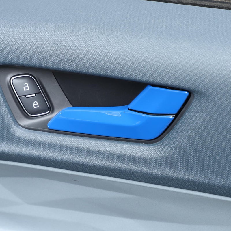 TOYCIDFG Compatible with Ford Maverick 20222025 Inner Door Pull Handle Cover Trim Interior Decoration Trim Kits Accessories Blue - Image 2