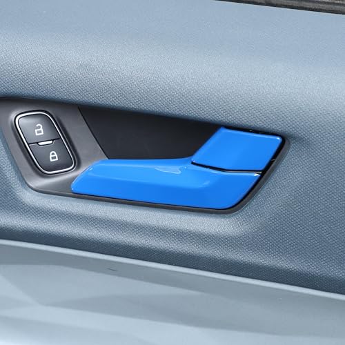 TOYCIDFG Compatible with Ford Maverick 20222025 Inner Door Pull Handle Cover Trim Interior Decoration Trim Kits Accessories Blue - Image 1