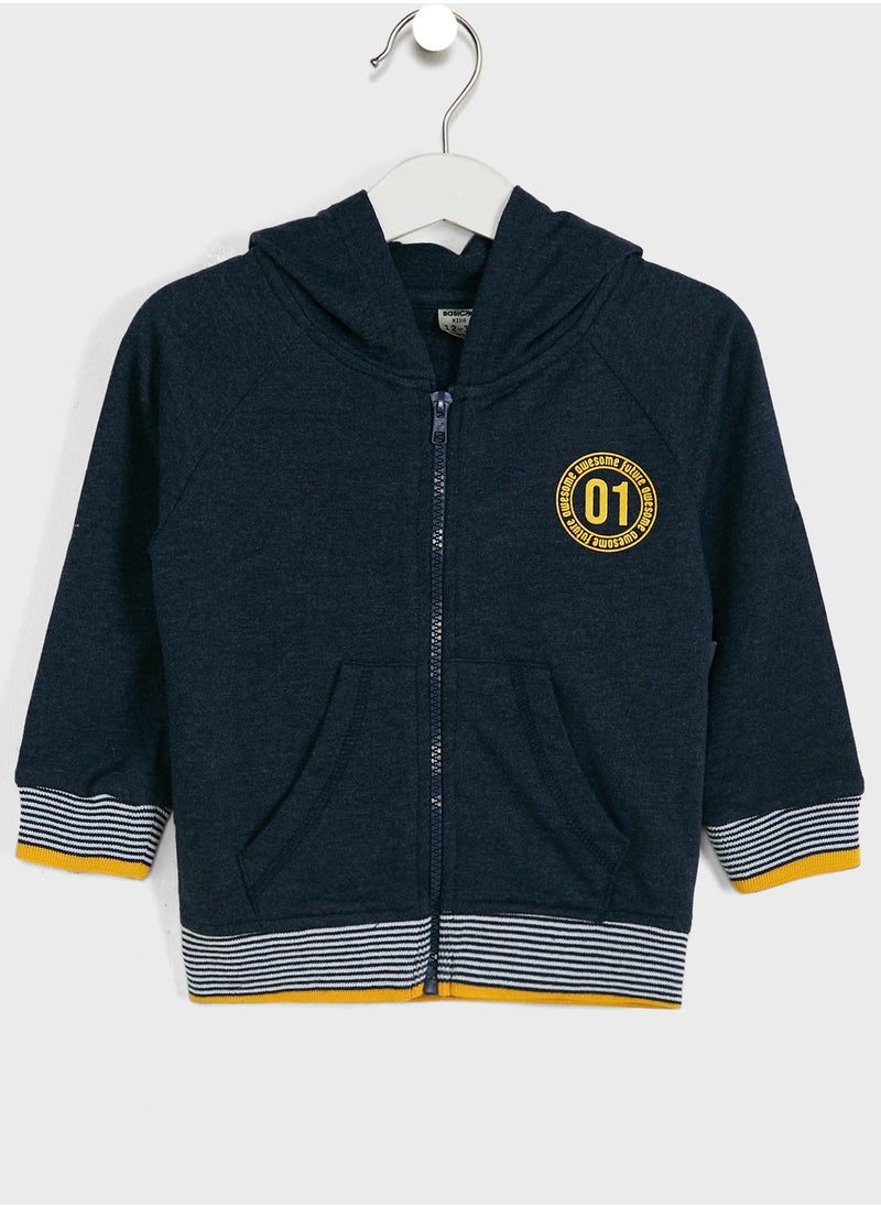 Basicxx - Infant Knitted Hoodie - Image 1