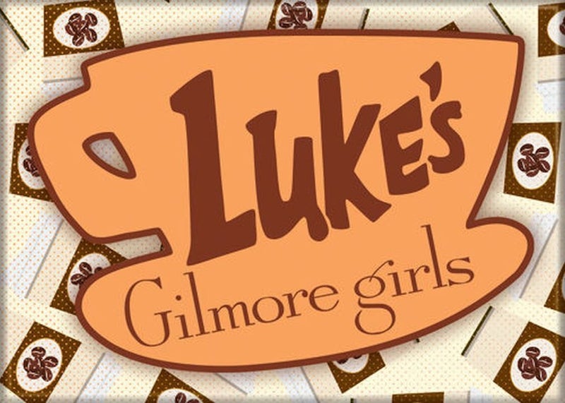 AtaBoy Gilmore Girls Magnet Lukes Logo 25 x 35 Magnet for Refrigerators Whiteboards Locker Decorations