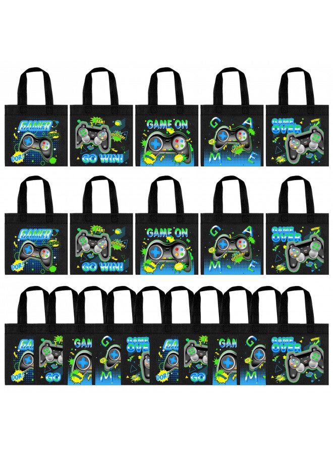 BANBALLON 20 PCS Video Game Party Favor Bags Gamer Gift Bags Treat Gift Bags for Kids Game On Birthday Party Video Game Theme Party Baby Shower Level Up Goodie Bags Supplies (GAME 01) - Image 1
