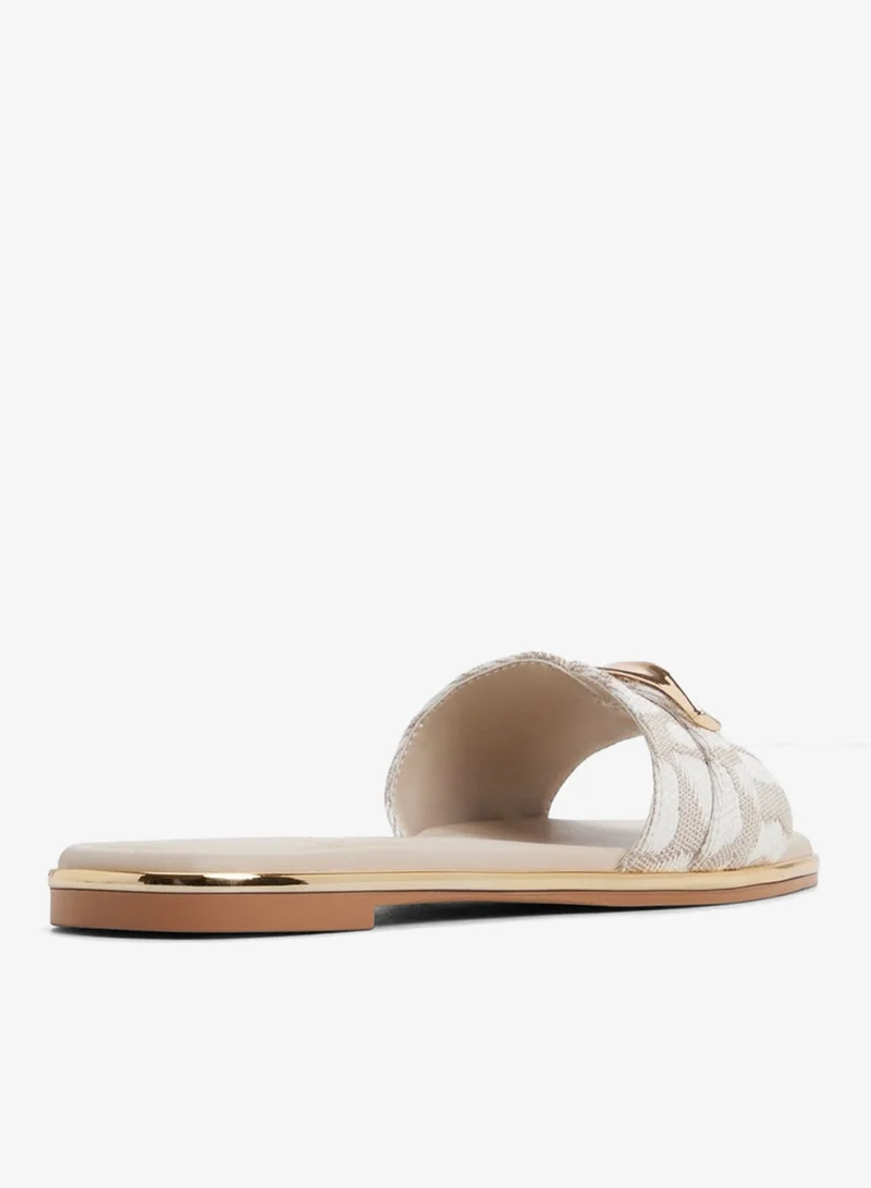 الدو صنادل نسائية مسطحة