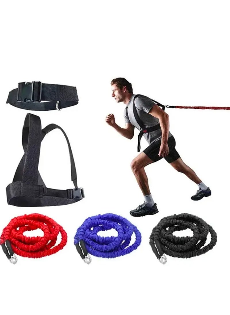 Spall Bungee Resistance Cord Set Solo or Ldéal Partner for Taekwondo Hockey Tennis Football Basketball Side Fencing Movement Sprint Overspeed  - Image 1