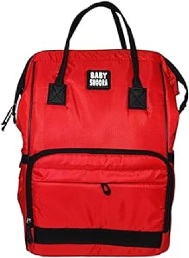 Baby Shoora Waterproof Baby Diaper Backpack For Unisex-Red