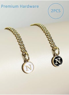 Gonice Letter Charm Accessories for Stanley Cup 2PCS Initial Name ID Personalized Handle Charm for Stanley Tumbler（Cup not included）  - Image 4