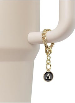 Gonice Letter Charm Accessories for Stanley Cup 2PCS Initial Name ID Personalized Handle Charm for Stanley Tumbler（Cup not included）  - Image 3