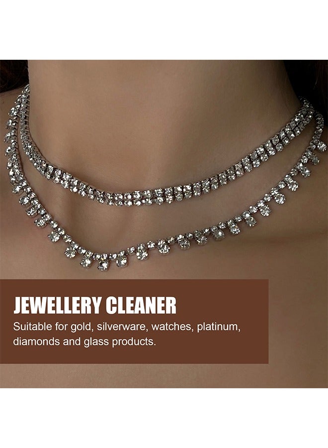 JUE-FISH Jewelry Cleaner—Jewelry Cleaner Solution for Diamond, Gold, Silver, Gemstones, Best Extra Concentrated Formula Silver Jewelry Cleaner For Sonic And Ultrasonic Jewelry Cleaner Solution 100ML  - Image 5