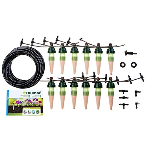 Blumat Drip Irrigation System - Tropf Medium Box Automatic Plant Watering Devices for Garden, Patio and Hanging Baskets - Garden Watering System Up to 12 Plants - Effortless Hydration - 12 Pack - Image 2