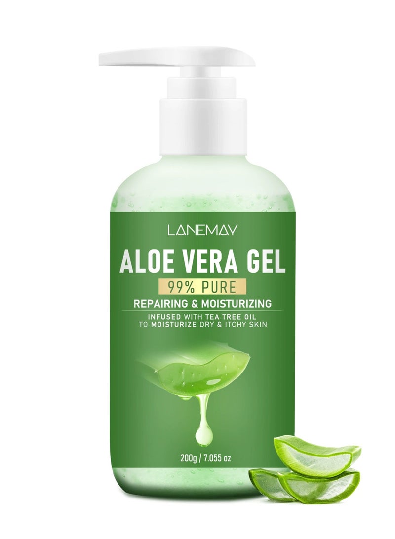 LANEMAY Aloe Vera Soothing Gel After Sun Redness Relief Hydrating and Moisturizing Aloe Gel - Image 1