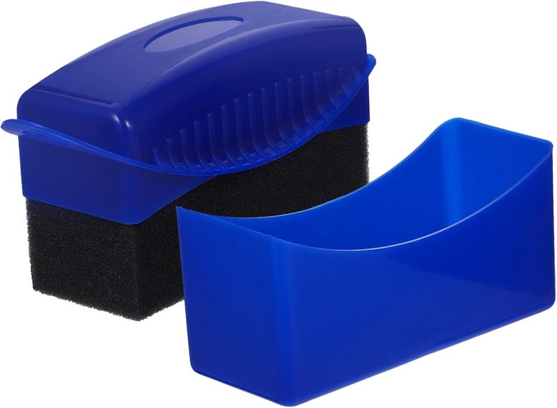 Car Sponge Brush Tire Shine Applicator Pad Tire Applicator Pads Waxing Pad Guys Wax Applicator Pads Polish Applicator Pad Car Wax Applicator Detailing Tire Pads Blue - Image 1