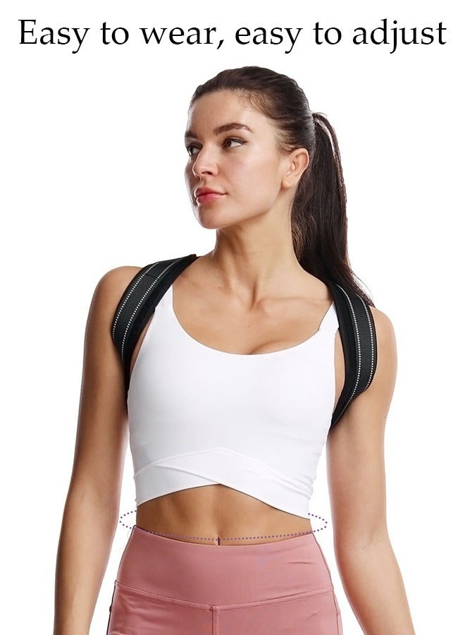 DUNISO Back Support Posture Corrector,Posture Corrector Belt for Men and Women,Adjustable Elastic Posture Corrector Brace Shoulder Support Back Correction Belt, Improves Posture & Back Pain Relief - Image 5