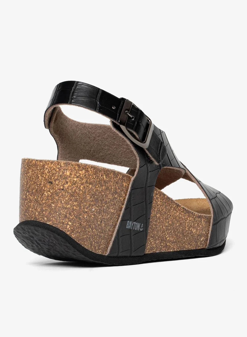 BAYTON Jerez Strappy Mid Heel Wedges